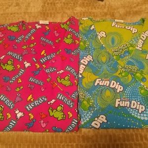 Printed medical scrubs